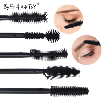 

Black Mascara Wands Eyelash Brush for eyelashes extension 250pcs Make Up Eyelash brush Costemic Eye lash Comb makeup brush tools