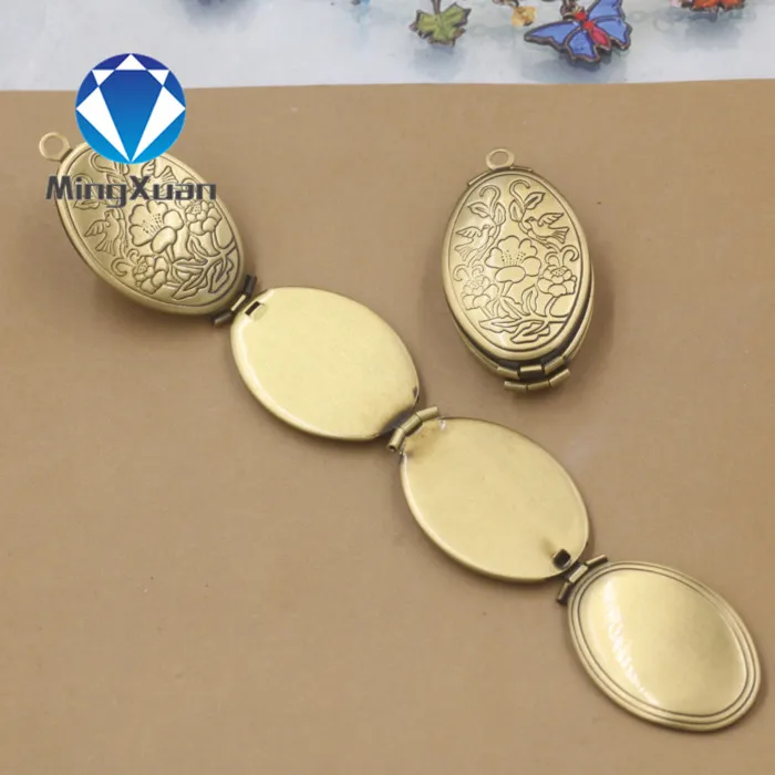 MINGXUAN 1 шт. 20х33 мм 4 слойный матовый медный неразъемный с изображением king bird резной