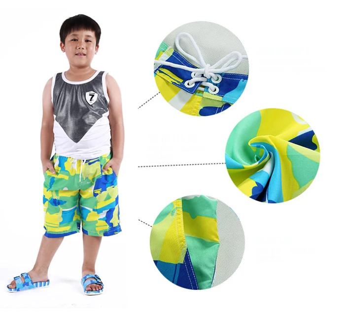 Новинка года; летние пляжные шорты для детей от 7 до 14 лет; Шорты для плавания для мальчиков; быстросохнущие брендовые шорты для мальчиков