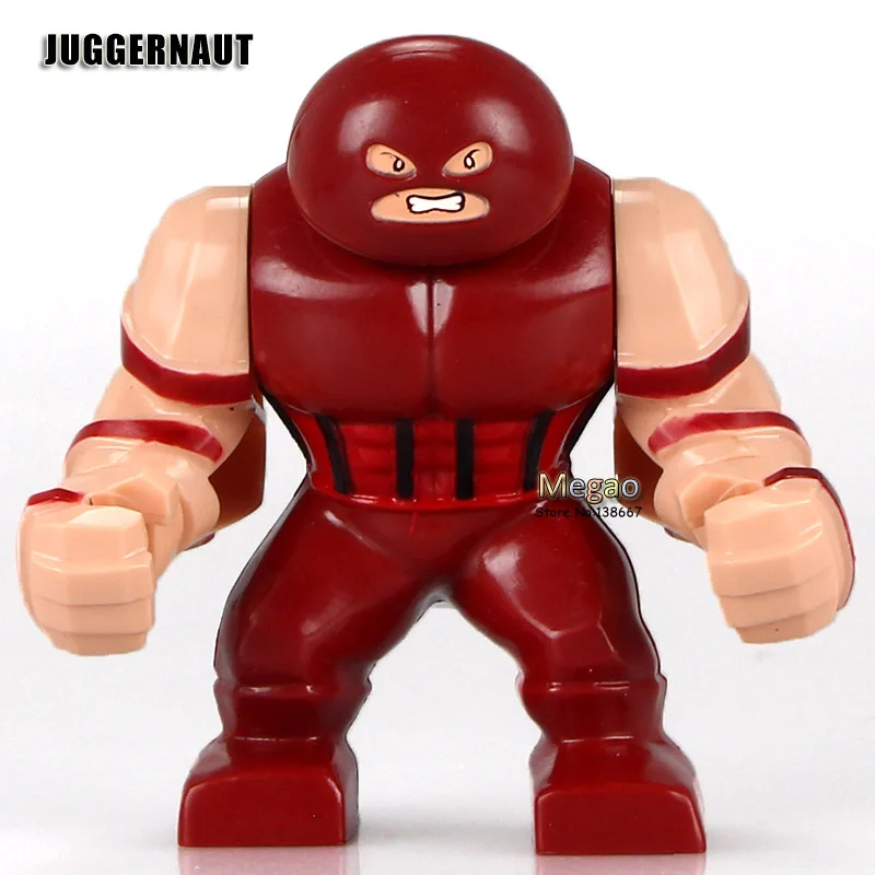 Juggernaut deadpool mini building toys figure go dp marvel comics x men leg