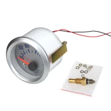 Water Temperature Meter Gauge with Sensor for Auto Car 2″ 52mm 40~120Celsius Degree Blue Light