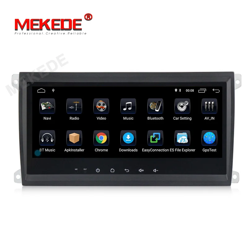 Top New arrival!Mekede Car Multimedia Player car radio gps Android 9.1 For Porsche/Cayenne with 2GB+32GB wifi BT 4G navi MIC OBD2 5