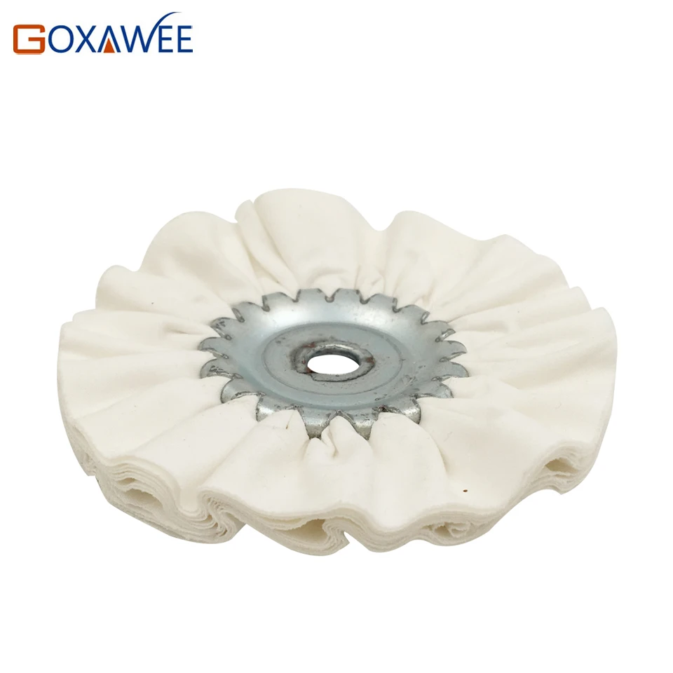 GOXAWEE 2 шт. " шлифовальные круги белый хлопок полировка колеса для полировки металла диски абразивные инструменты для скамейки шлифовальный станок