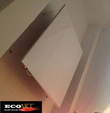 

Eco Art Heater 1200 watt yoga studio infrared heater, FIR panel heater, ceiling infrared radiation