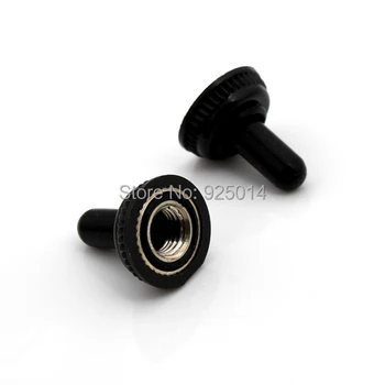 

100 PCS x Diameter 6mm Miniature Mini Toggle Switch Waterproof Cover Cap
