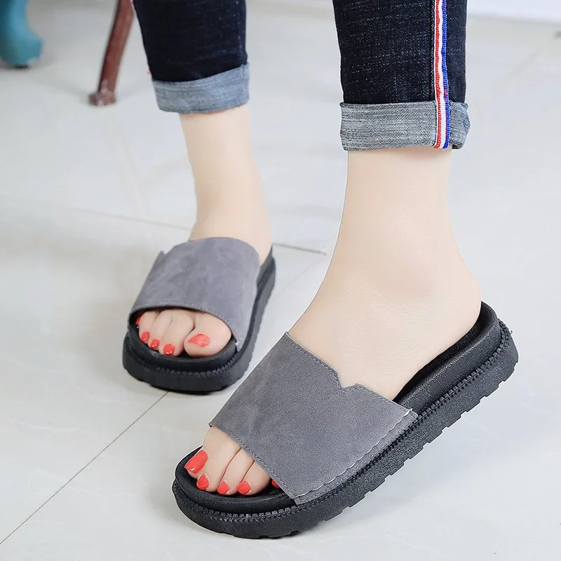 

2019 New Fashion Summer sandals women shoes Indoor bathroom shoes woman Zapatillas de mujer