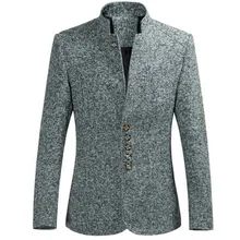 Повседневный костюм для мужчин, Новое поступление, мужской осенний Весенний костюм, модные костюмы, высокое качество, китайский стиль, блейзеры, пальто, бренд Gent Life