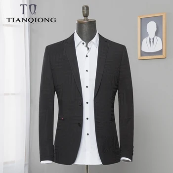 

2019 New Arrival Brand Man Fashion Business Suit Jacket Spring Autumn Casual Male Single Breasted Blazer Plus Size M - 3XL