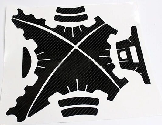 Real Carbon Fiber Graphic Wrap Decal Skin Sticker For DJI Phantom Vision 1 2 + FC40 Quadcopter