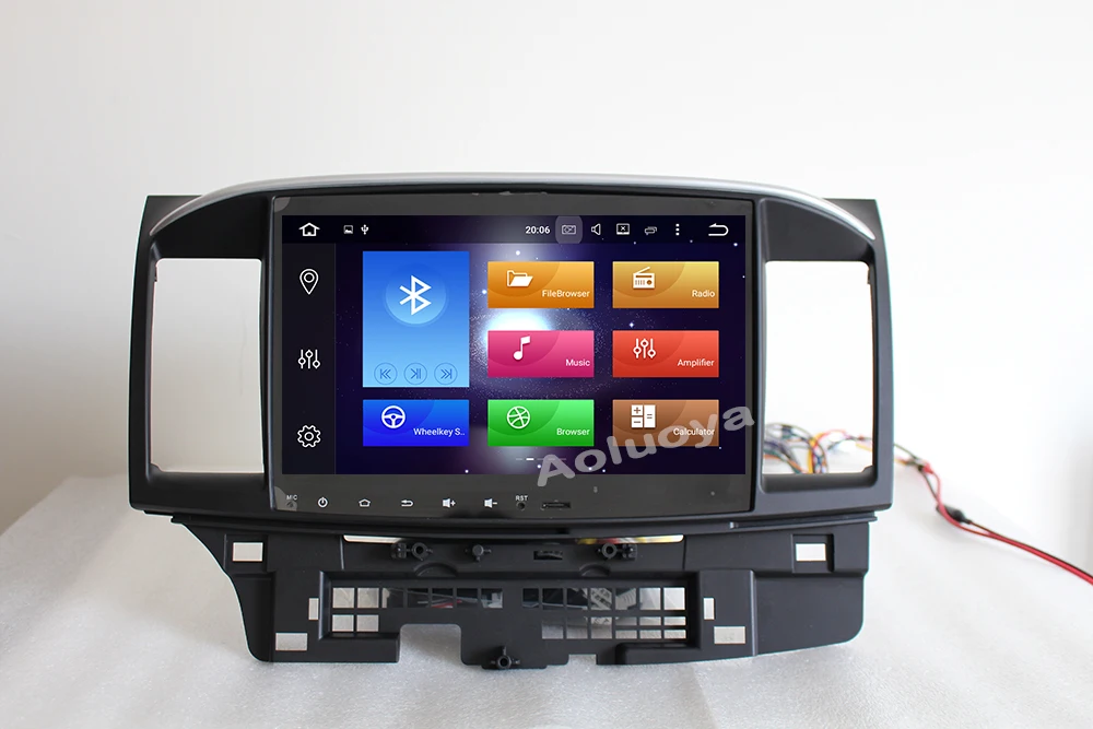Discount Aoluoya IPS 4G RAM 32G ROM Octa Core Android 8.0 CAR DVD GPS Player For Mitsubishi Lancer 2007-2014 2015 Radio GPS Navigation BT 2
