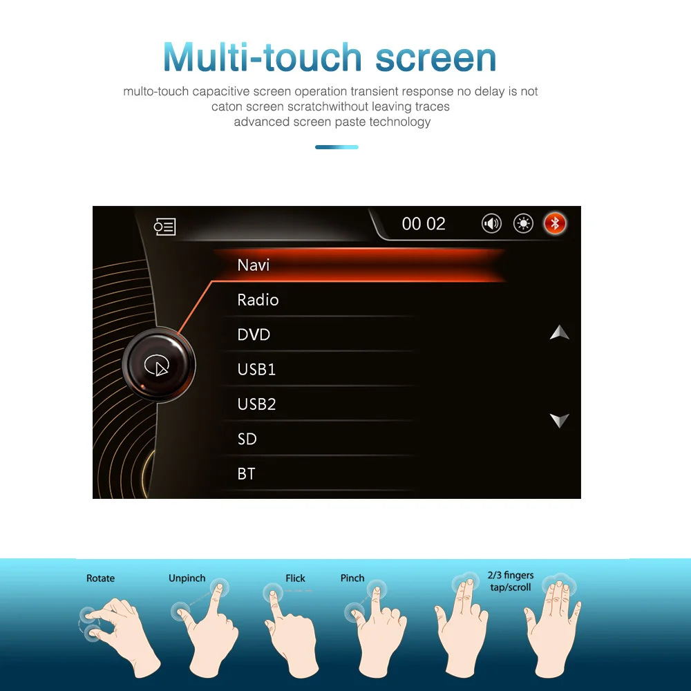 Best NaviFly Original UI 7" Car DVD multimedia player For BMW/E39 X5 E53 With Car GPS radio audio BT USB SD Canbus RDS MIC E39 21