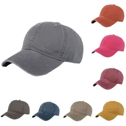 Модная мужская и женская Регулируемая прочная чашка, шапка 2019, однотонная бейсбольная кепка, шапки, кепки для женщин и мужчин