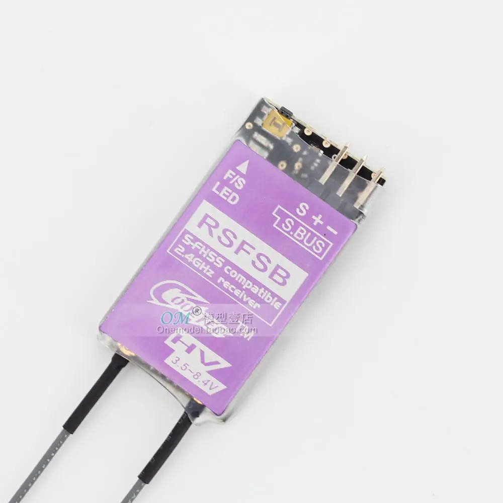 

Cooltec SBUS 8CH S-FHSS Receiver RSFSB for 6J 8J 10J 14SG 18SZ 18MZWC Tarot TL150F1 Racing Drone 120 150 180