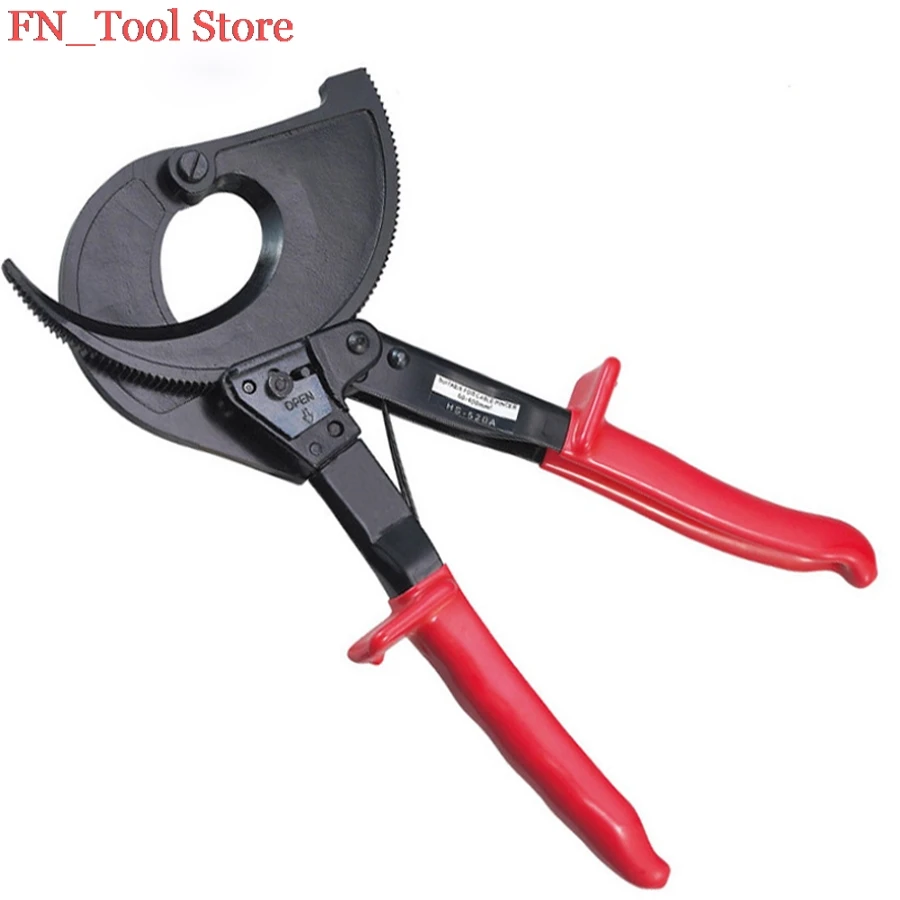 

FASEN HS-520A Ratchet cable cutter ,Cutting range:400mm2 max not for cutting steel or steel wire
