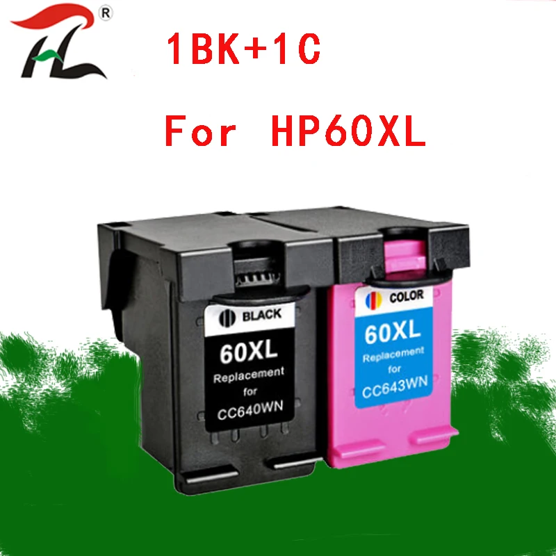 Совместимый с чернильным картриджем hp 60 xl hp60 60XL F2480 F2420 F4480 F4580 F4280 D2660 D2530 D2560 PhotoSmart