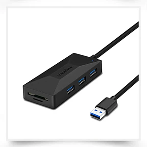 Игровая мышь Rocketek Мульти usb 3,0 концентратор 3 порта адаптер-разветвитель Алюминий SD/TF кард-ридер для MacBook Air ноутбук аксессуары