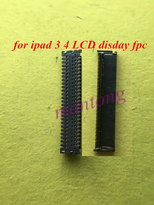 5 шт. 10 51pin ЖК-дисплей разъем экрана сокет FPC для iPad 3 4 на материнской плате |