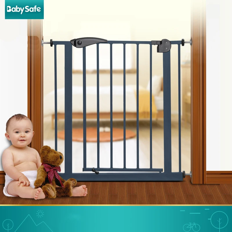 Babysafe металлические железные ворота детские ворота безопасности pet изоляционный забор 75-82 см ширина Гонконг бесплатно