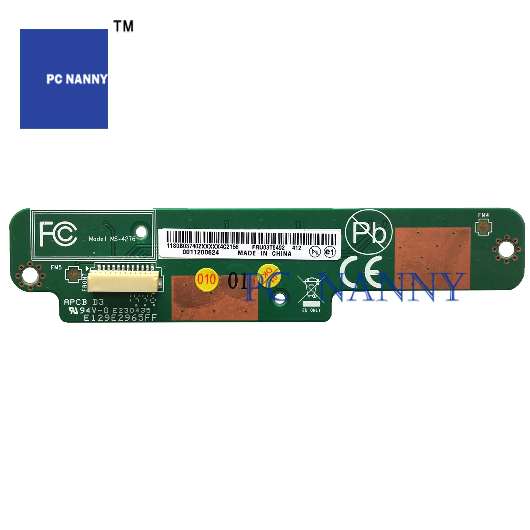 PCNANNY для платы кнопки питания M92Z 03T6492 MS 4276 хорошо используется|Компьютерные