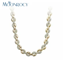 Moonrocy,, циркониевое модное ожерелье с кристаллами золотого цвета, модное Драгоценное Ожерелье для женщин, подарок