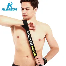 ALBREDA 2 шт. регулируемая поддержка запястья Brace Powerlifting Фитнес наручные обертывания профессиональный спортивный тренировочный Защитный Браслет