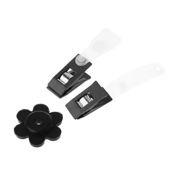 

10sets Garden Flag Rubber Stoppers and Plastic Clips Accessories for Garden Flag Poles Stand