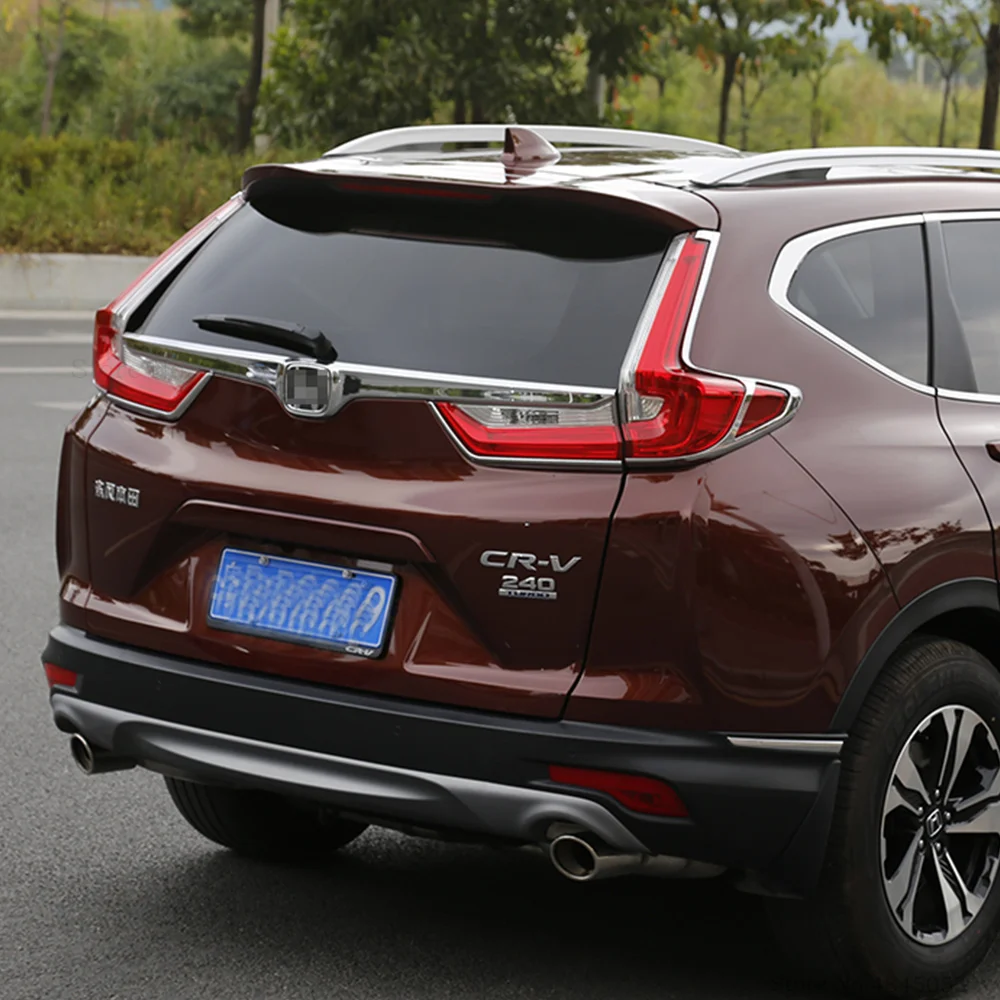 Для Honda CRV CR V 2017 2018 2019 автомобильные наклейки ABS хром задний светильник крышка