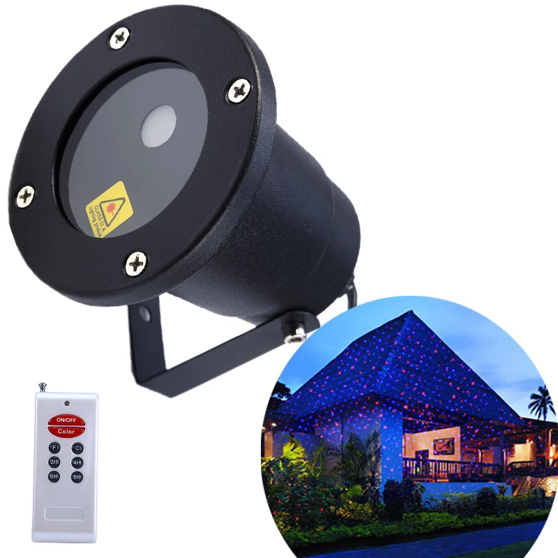 Waterproof Moving Twinkle laser Landscape light Sky star Green Red laser Projector stage light