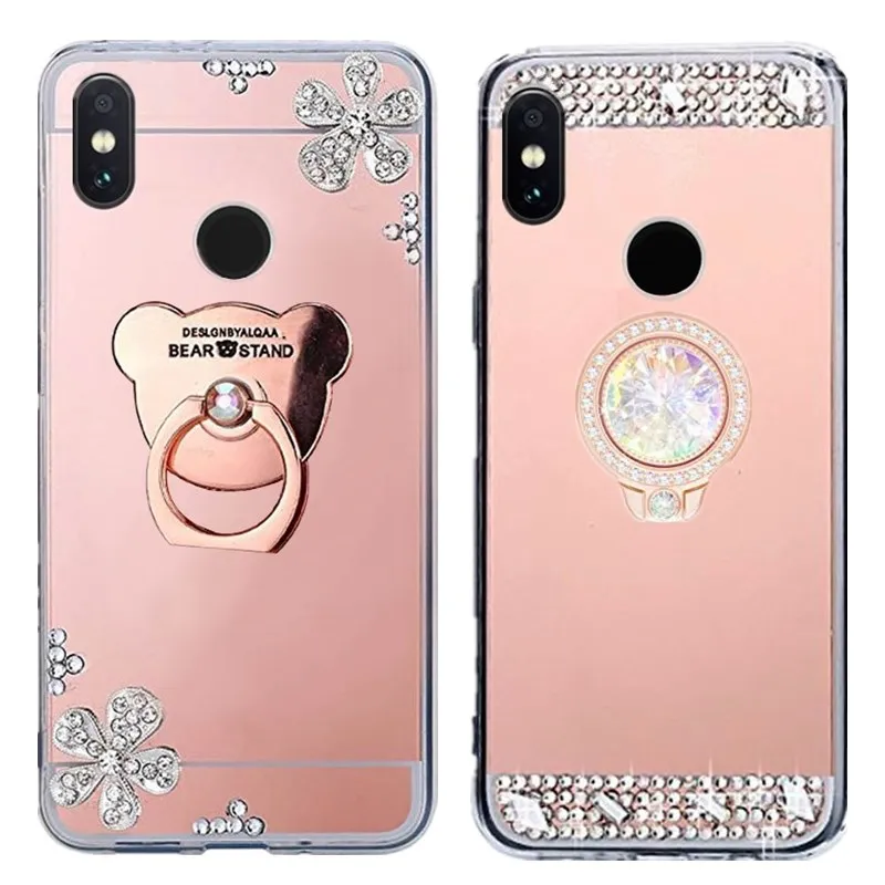 

Redmi Note 6 Pro Case With Mirror Ring Holder Cover For Xiaomi 8 MI 9 MI 6X A2 Lite Redmi 7 Note 5 5A Pro Redmi S2 6A 5A 6 Pro