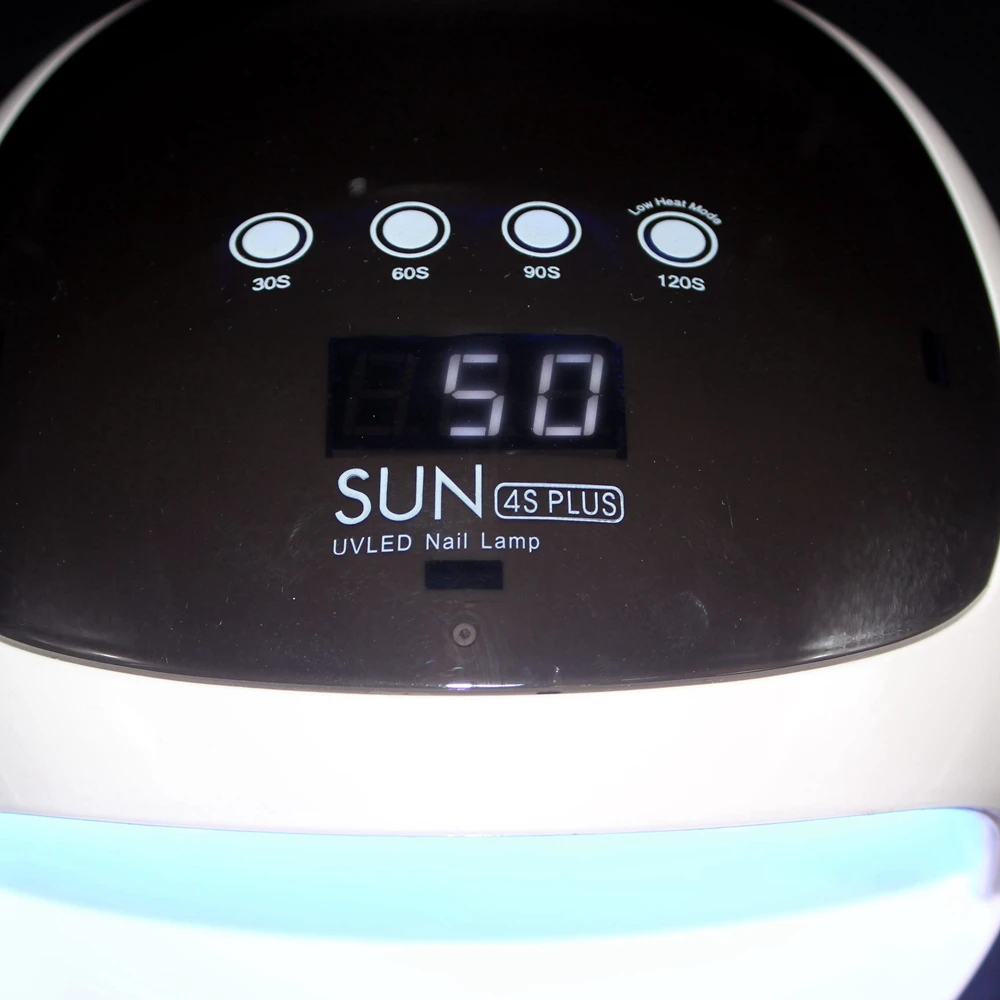 SUN4 Plus 48 Вт УФ лампа для маникюра ногтей Таймер ЖК дисплей лучший светодиодный