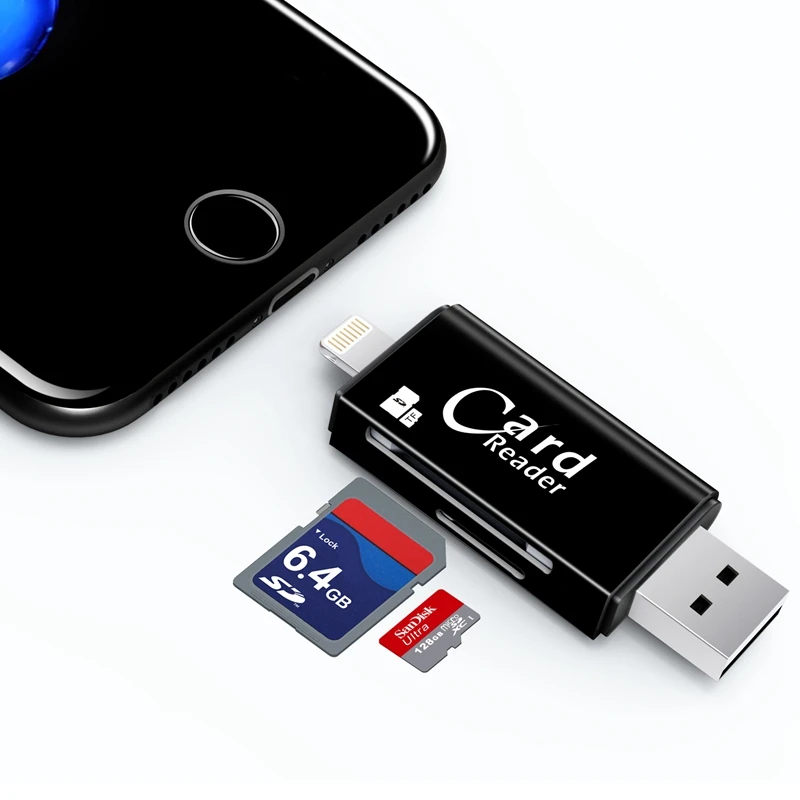 Карта памяти Kismo 3 в 1 usb 2 0 OTG флеш накопитель Micro SD TF карта устройство для чтения