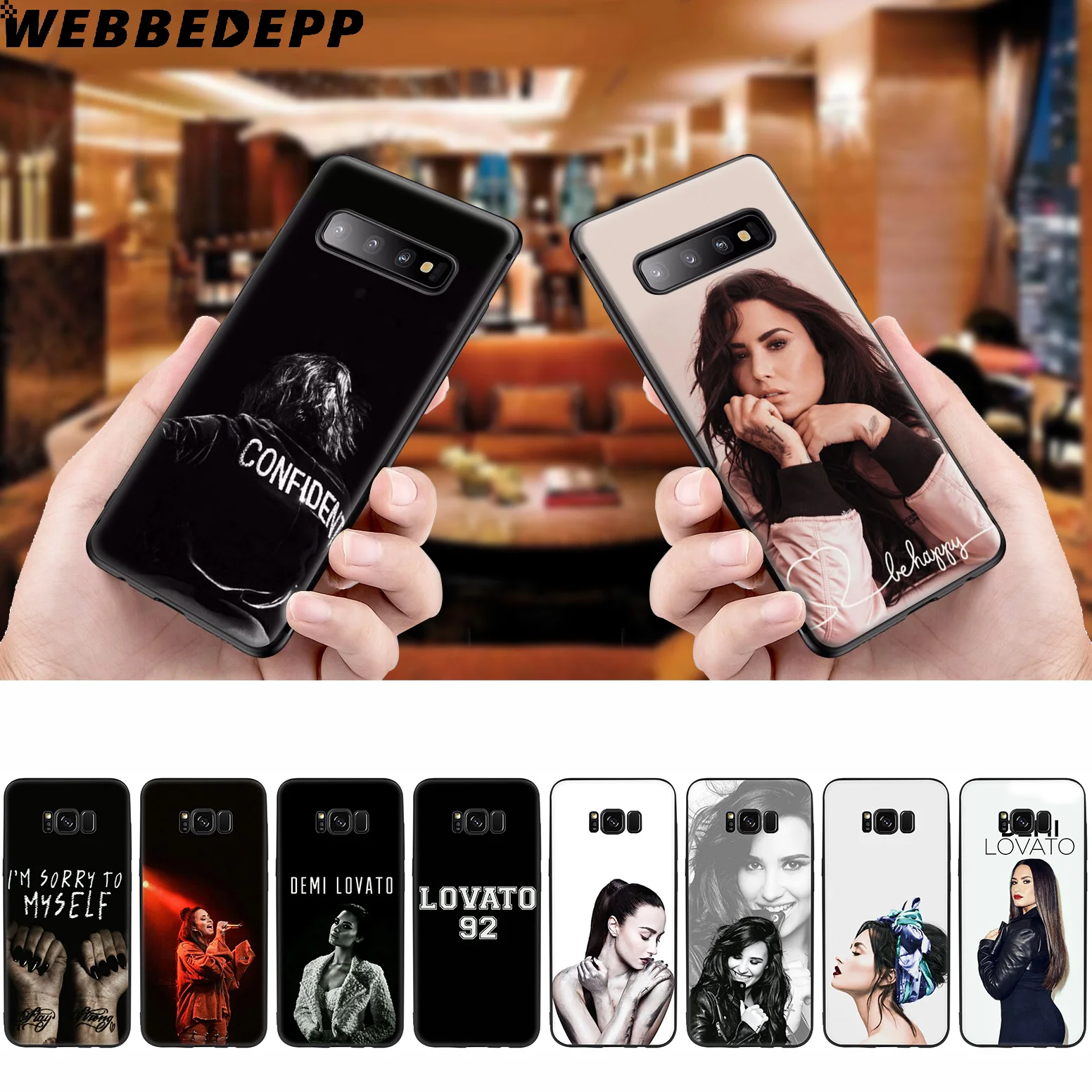 WEBBEDEPP Demi Lovato Singer мягкий чехол для Samsung Galaxy S10 S10e S9 S8 Plus S7 S6 Edge &amp J6 2018 Note 10 9 8 |