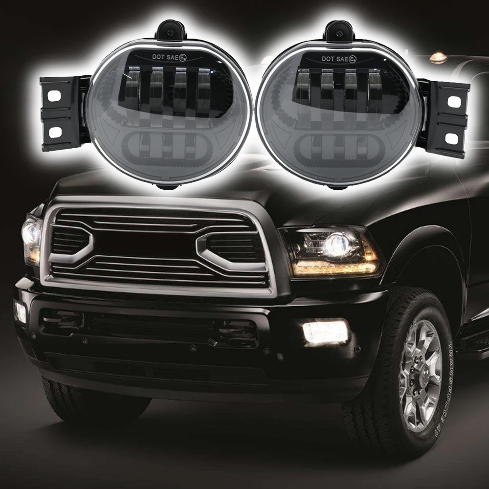 Pair For Dodge Ram 1500 Ram 2500 Ram 3500 Ram 2002-2008 Fog Light Driving Lamp Car Light Assembly