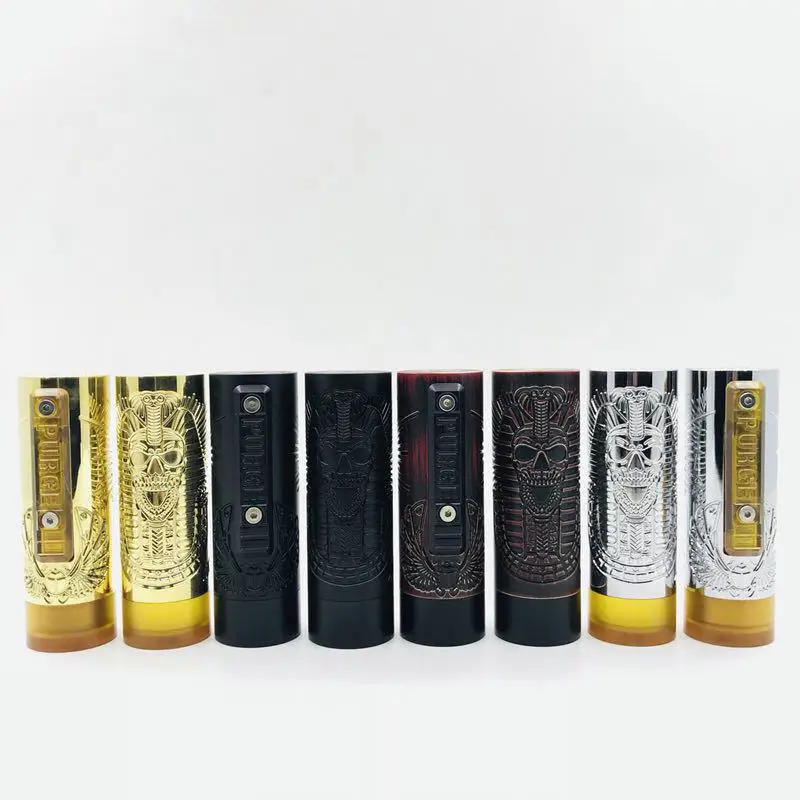 

New mechanical mod hybrid mod Slimpiece pharaoh mod 26mm with side fire in brass compatible with 18650 battery