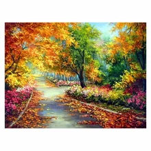 Выполненные в виде кленового листа DIY Цифровая живопись маслом Краски ing Краски Раскраска по номерам художественная работа на холсте стены в комнате дома Декор W229