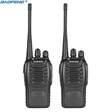 2pcs Baofeng BF-888S Walkie Talkie Transceiver UHF Intercom Two Way Radio Handheld cb Radio BF Baofeng 888s Walkie Talkie