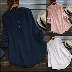 Women Shirts Autumn V-Neck Long sleeve Blouses Casual Tops Female Blusas Fashion Cotton Summer Clothing 5XL Women Shirts Autumn V-Neck Long sleeve Blouses Casual Tops Female Blusas Fashion Cotton Summer Clothing 5XL