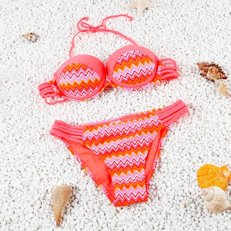 2017 hot selling swimwear swimwear Europe and the United States exports Bikini Swimsuit female