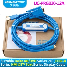 Совместимость Delta AH DVP серии PLC DOP-B серии HMI и тп текст Дисплей Кабель для программирования IFD6601 UC-PRG020-12A