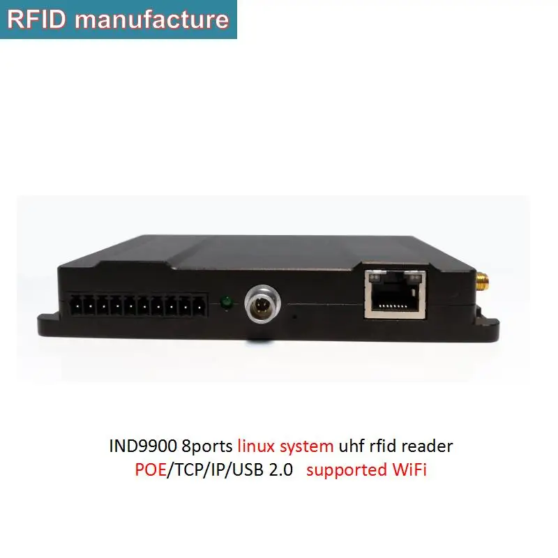 Uhf rfid считыватель 1-30 м 865~ 928 МГц CNC алюминиевый supoort Java язык интерфейс с рое-технологией linux система для парковки таймер марафона гонки