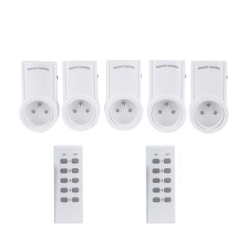 

230V 10A Wireless Remote Control Switch Socket Power Meter Home House Power Outlet French Plug