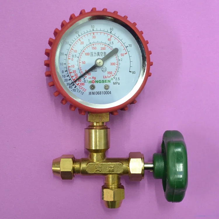 Hs488ah pressure gauge valve table refrigerant table plus valve table
