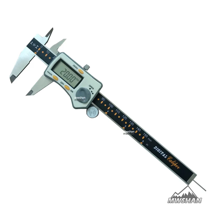 STW AB00215102 металлический штангенциркуль с электронным цифровым дисплеем 0 01 мм 150