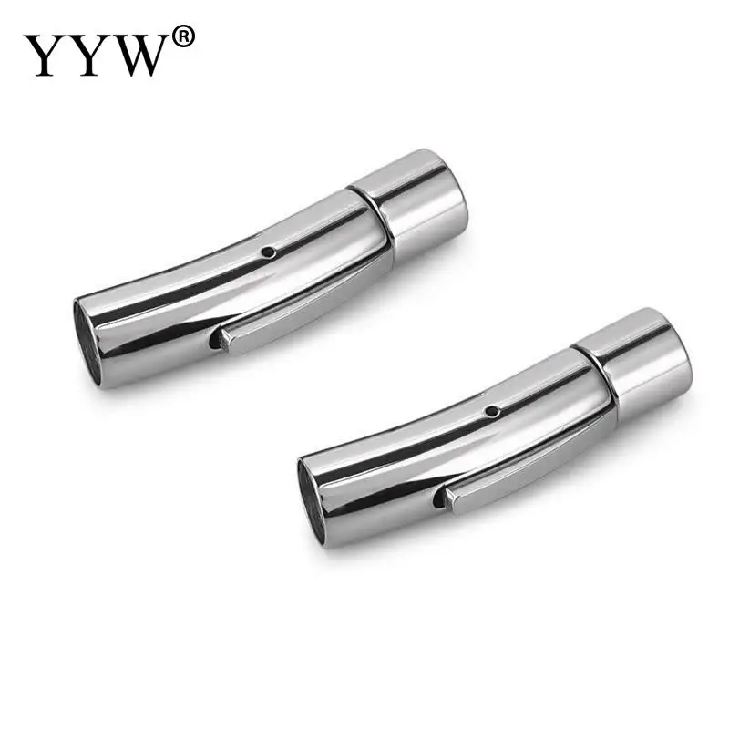 

2sets 6/8mm Round Magnetic Clasps Buckle Connector Stainless Steel Clasp Hook DIY Leather Bracelet Jewelry Accessories Findings