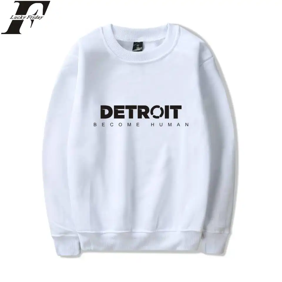 Luckyfridayf Detroit Become Human Sweatshirts Hot Game Steelers Spring Hoodies Pullover Regular Sweatshirts Clothes Plus Size - 