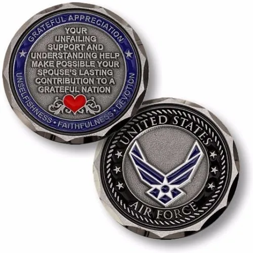 NEW U.S. Air Force Spouse Challenge Coin