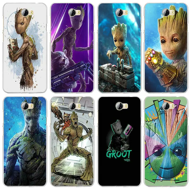 

For Huawei P8 P9 P10 P20 P30 Honor 7 7X 7A 9 10 Mate 10 Pro Lite Shell Soft TPU Mobile Phone Cases Rocket Raccoon Groot Art