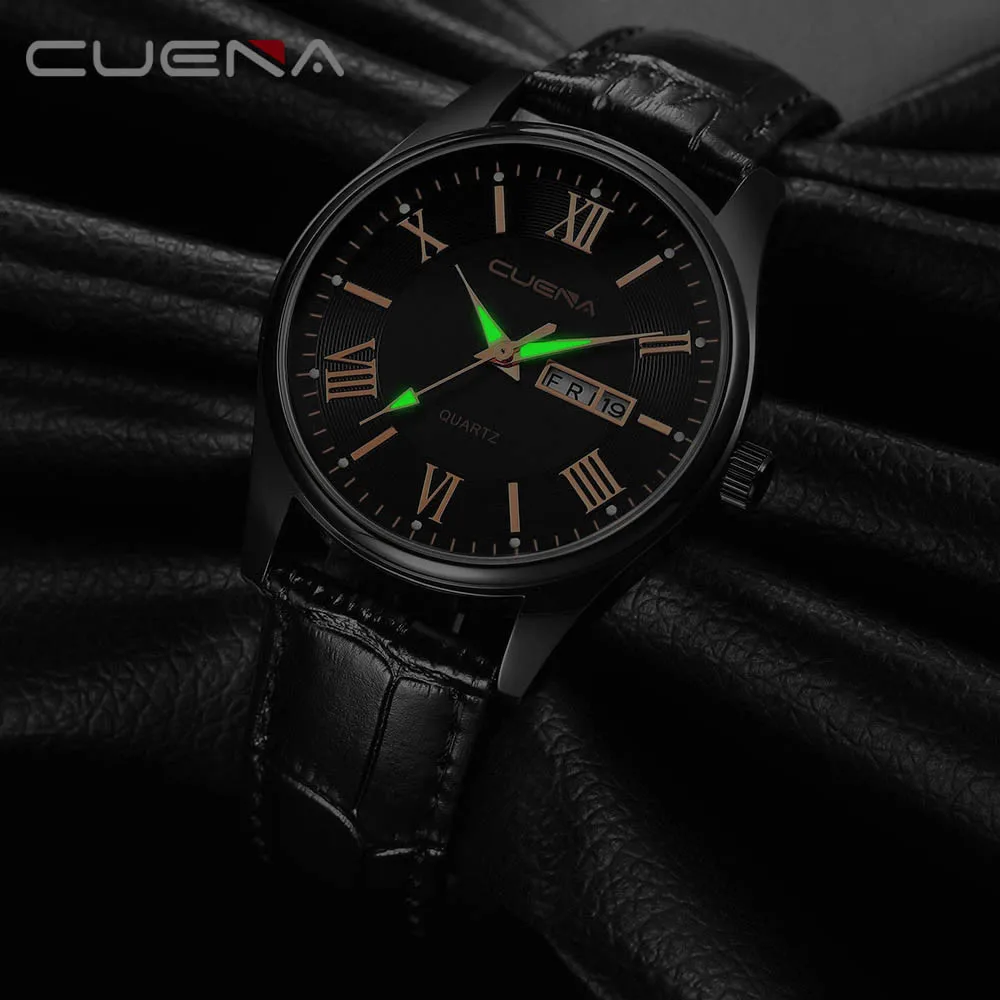 

Mens Wrist Watch Military Leather Date Quartz Analog Army Casual Dress watch man new arrival in men wrist watches mens watches