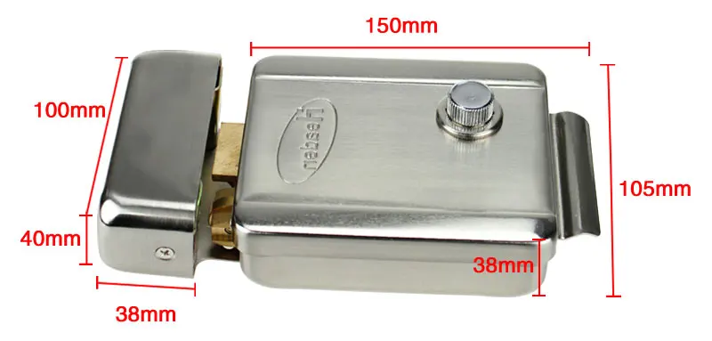 NC DC12V не Безопасный металлический Электрический фиксатор руля электронный дверной замок нормально закрытый для дерева/металл дверной замок для контроля доступа