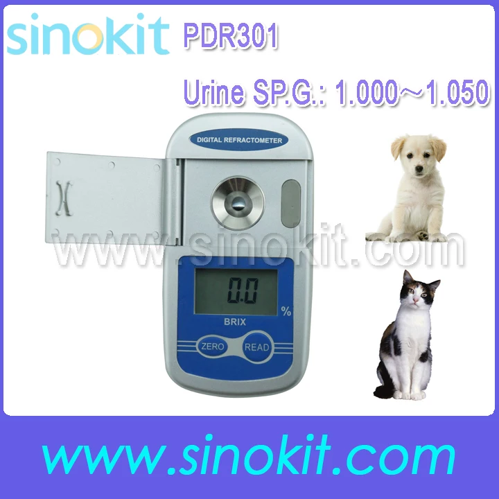 

Free Shipping Clinical Urine SP.G. Cat and Dog Digital Refractometer - PDR301